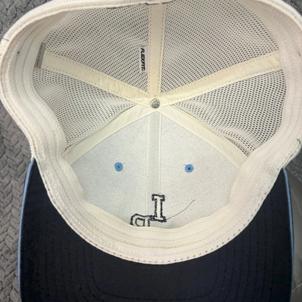 Richardson 172 Trucker Hat Light Blue White Mesh IP Logo Cap LG-XL